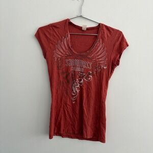 Coastal Classics Snowmass Colorado Red Graphic T-Shirt Medium